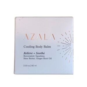 AZALA Cooling Body Balm Resveratrol Squalene Shea Butter Ginger Oil 2.03oz 60ml